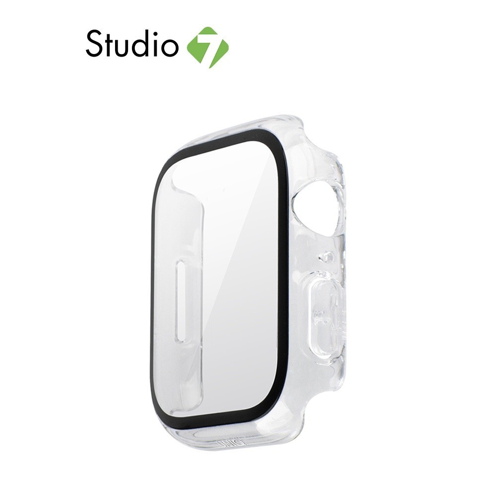 Uniq เคส Apple Watch Series 7,8,9 (41mm) Legion Tempered Glass - Midnight Black By Studio7