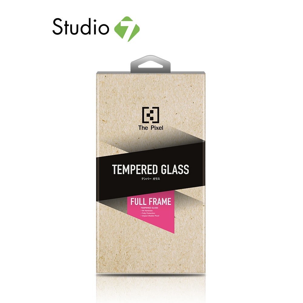 Pixel Film Tempered Glass Full Frame for Apple iPhone 13 Black ฟิล์มกันรอย by Studio7