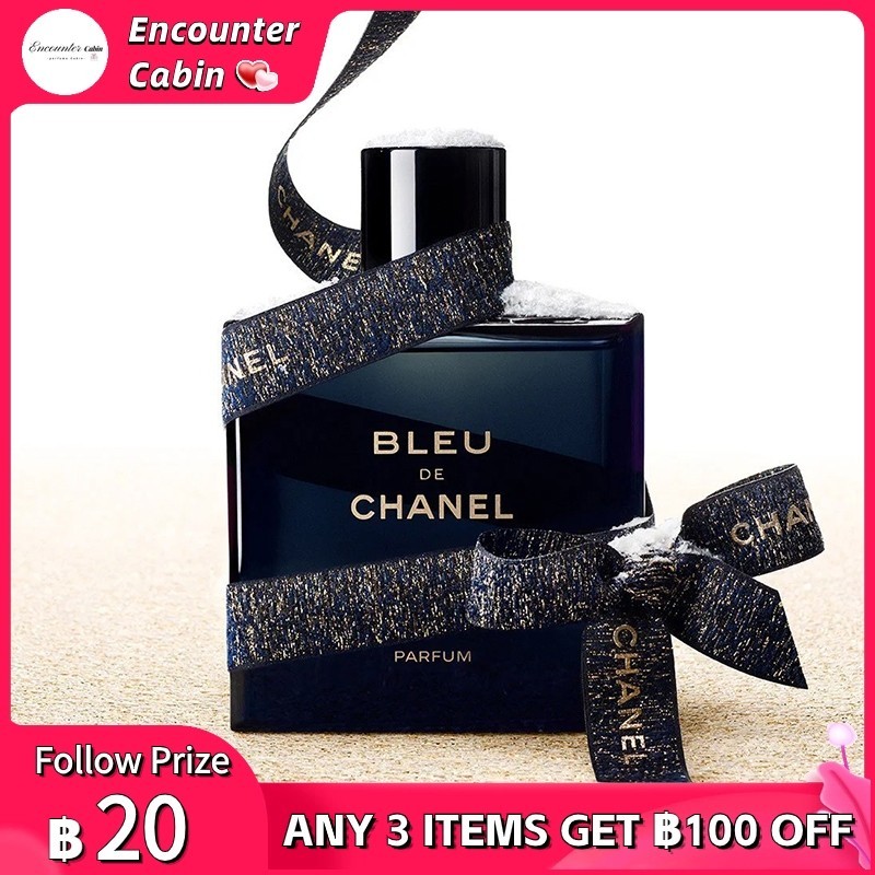 🏆น้ำหอมขายดี 🏆น้ําหอมแท้💯100%  Chanel Bleu de Chanel Parfum  น้ำหอมผู้ชาย ชาแนล น้ำหอมแท้ น้ําหอมเสน่ห์