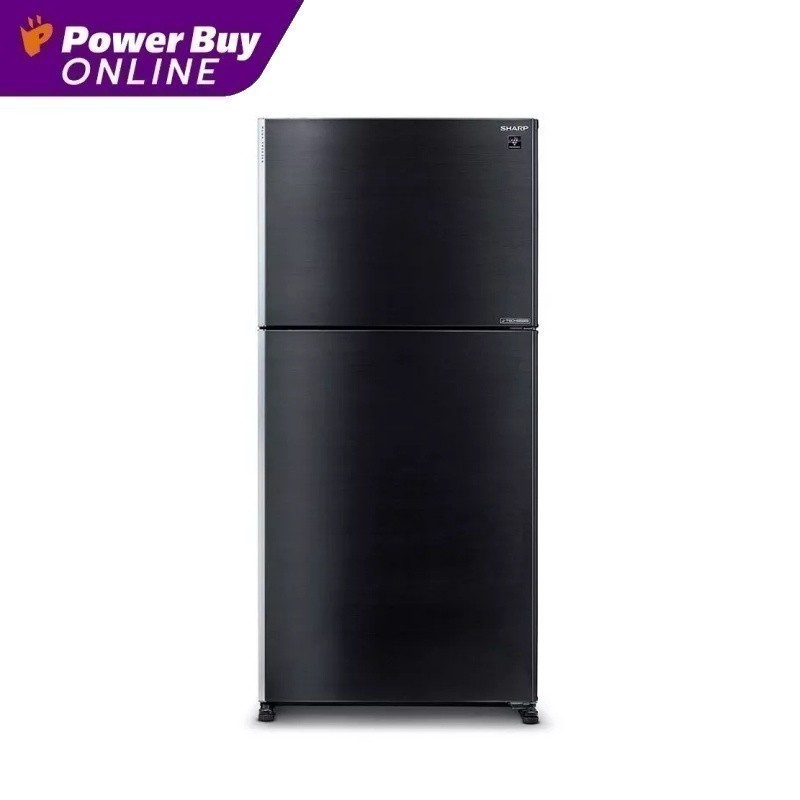 SHARP ตู้เย็น 2 ประตู (18.4 คิว , สีดำ) รุ่น SJ-X510GP2-BK