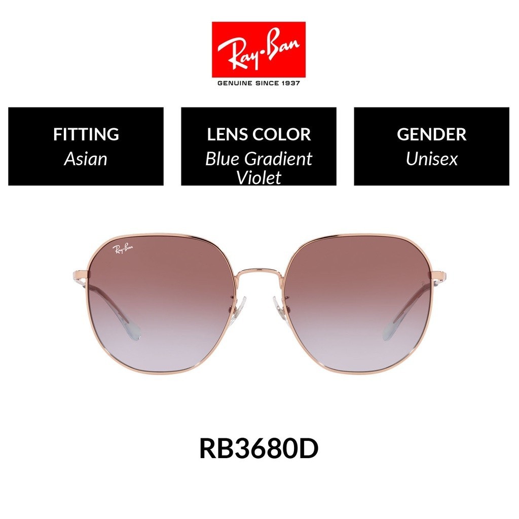 RAY-BAN - RB3680D 9202I8 Size 60 แว่นกันแดด