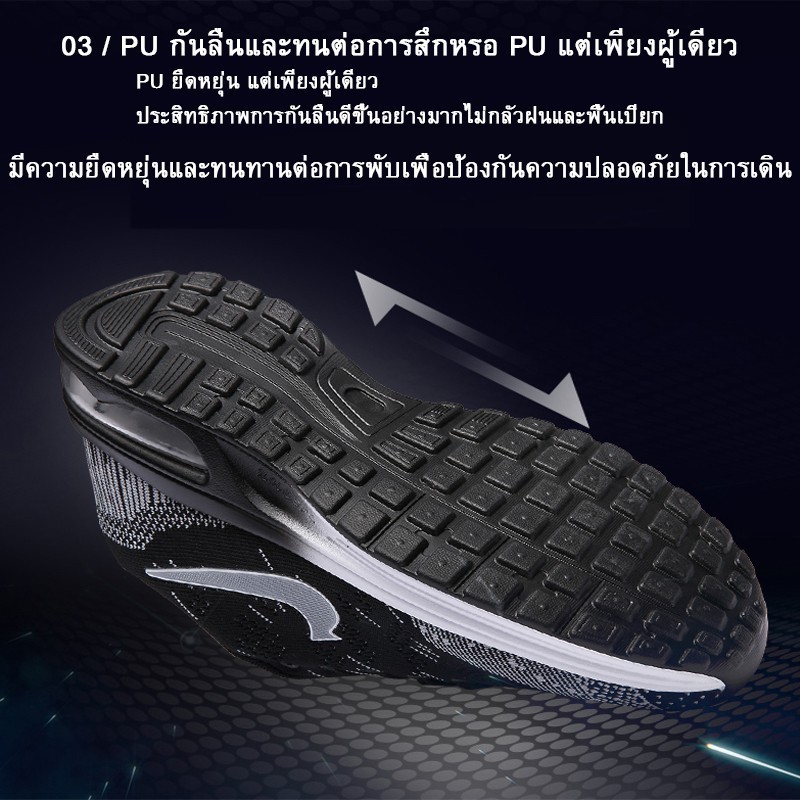 AA2025 READY STOCK ผู้ชายตาข่ายาศตาข่ายรองเท้าวิ่งที่มีอายุมากกว่านักเรียนยิมเบาะลมรองเท้าผ้าใบ，ขนาดใหญ่ 45 46 47