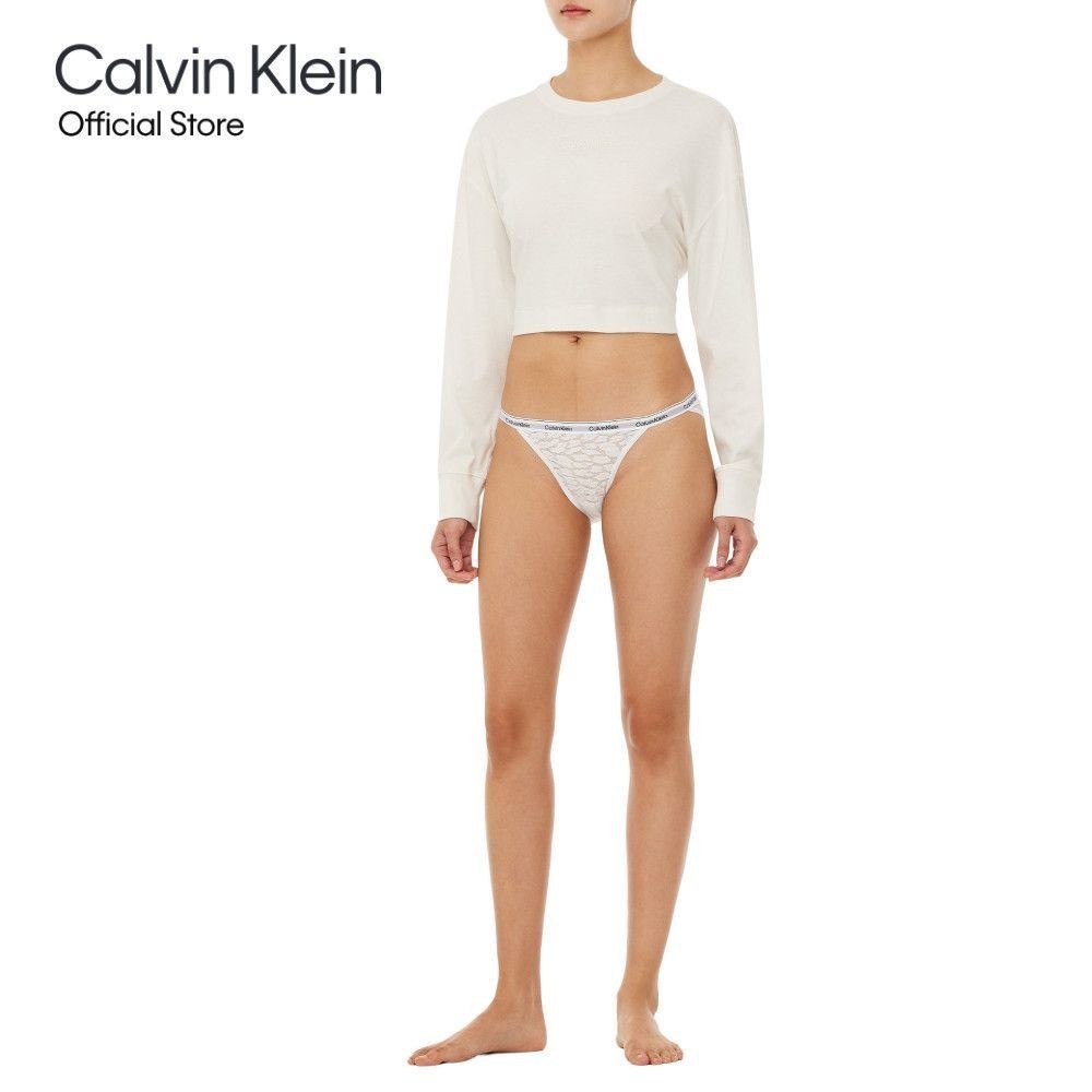 CALVIN KLEIN กางเกงชั้นในผู้หญิง CK Modern Lace รุ่น QD5213 100 - สีขาว