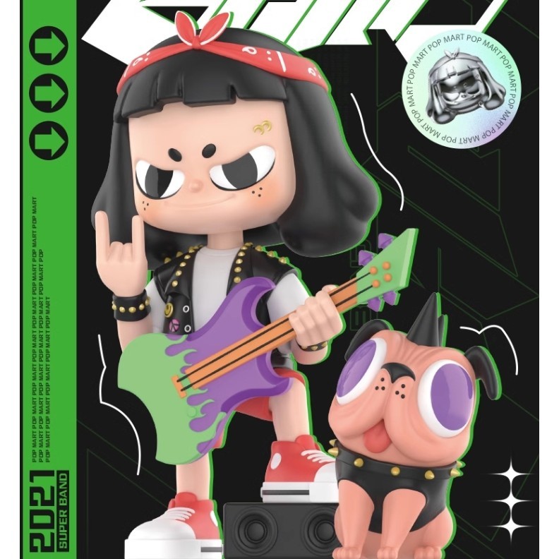 Spot goodPOPMART VITA Super Band Series Figures กล่องตาบอดของขวัญสร้างสรรค์เครื่องประดับอินเทรนด์