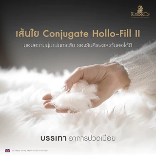 Dunlopillo หมอนหนุนเพื่อสุขภาพ รุ่น Royal Cloud Collection ขนาด 20 x 30 นิ้ว