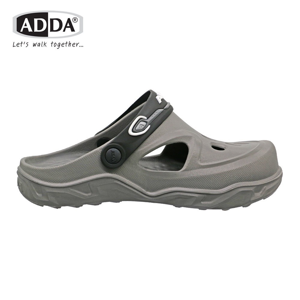 🔥ADDA 57A01 รองเท้าแตะ ผู้ชาย แบบสวมหัวโต รุ่น ไซส์ 7-10 สี ดำ เทา กรม ฟ้า เหลือง ส้ม ครีม