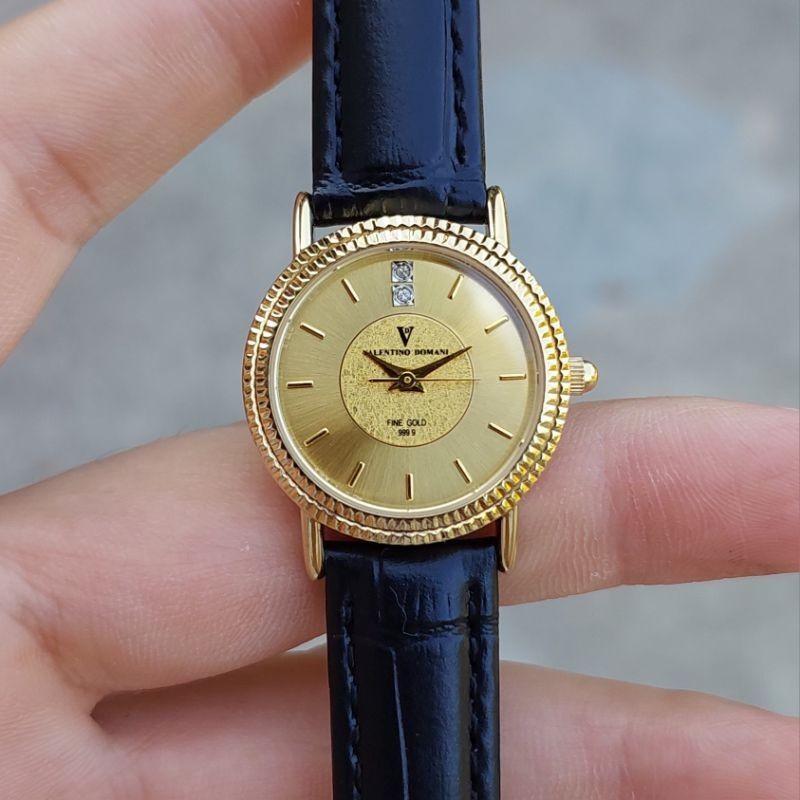 นาฬิกา Valentino Domani Fine Gold 999.9 มือสองของแท้100%