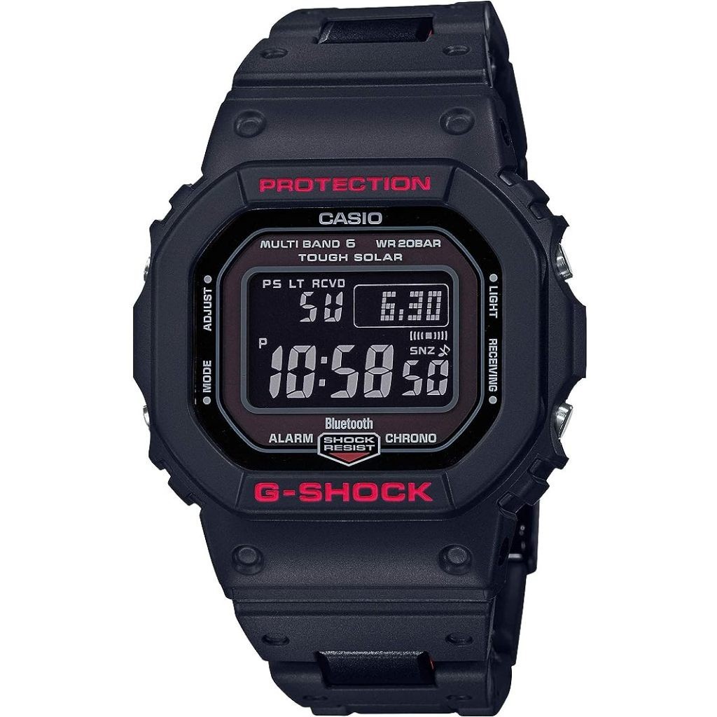 Jdm Watch Casio G-Shock Gw-B5600Hr-1 Gw-B5600Hr-1Jf นาฬิกาข้อมือ โลหะ พลังงานแสงอาทิตย์
