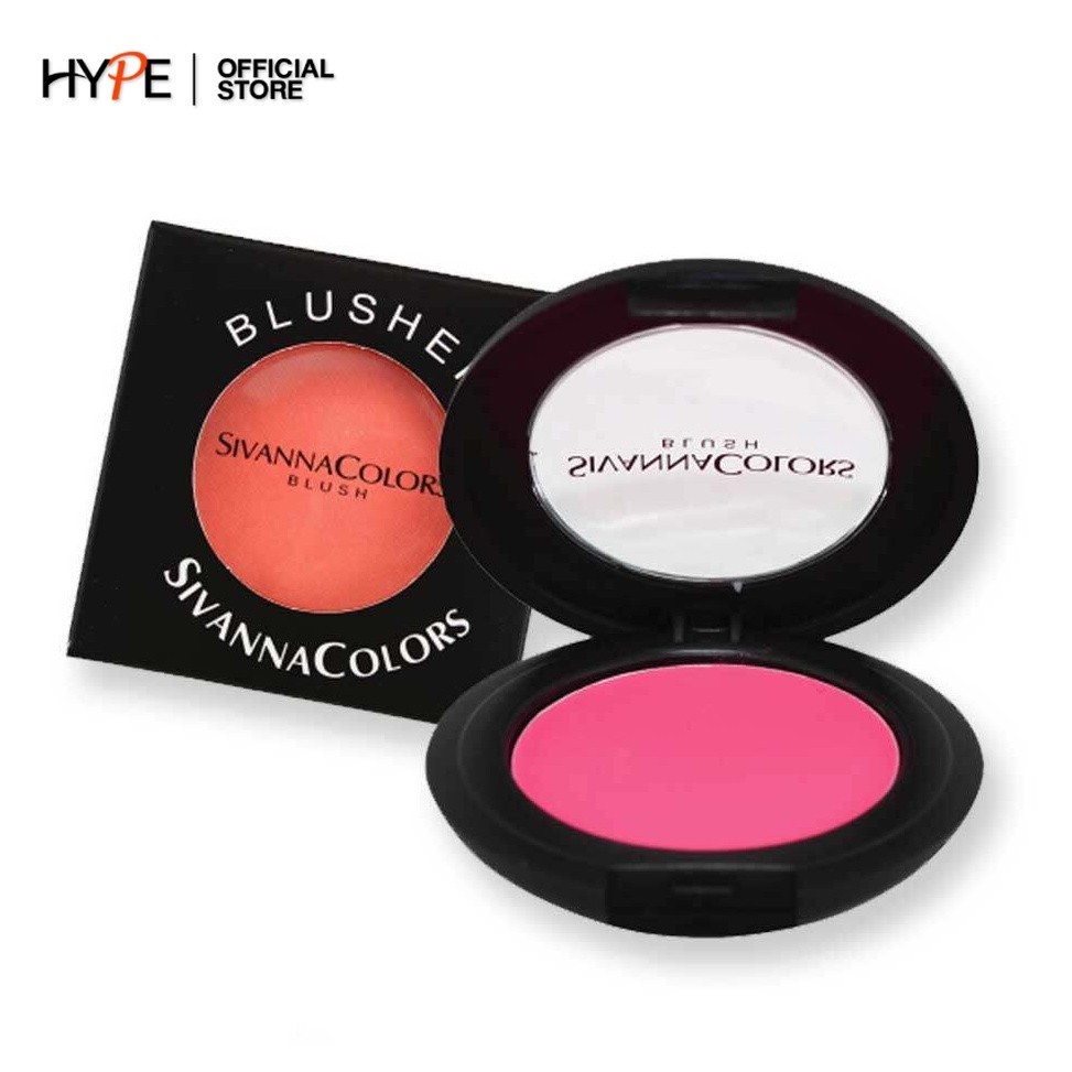 บลัชออน เนื้อสีสวยอย่างเป็นธรรมชาติ ขนาดเล็ก พกพาง่าย Sivanna Blusher (SVN847)