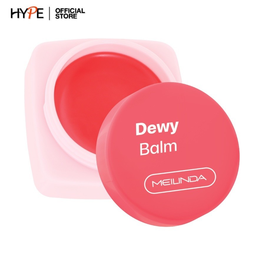 บลัช บาล์มฉ่ำผิวกระจก เนื้อบาล์ม ให้สีชัด ไม่เหนียว MEILINDA Dewy Balm (MC5097)