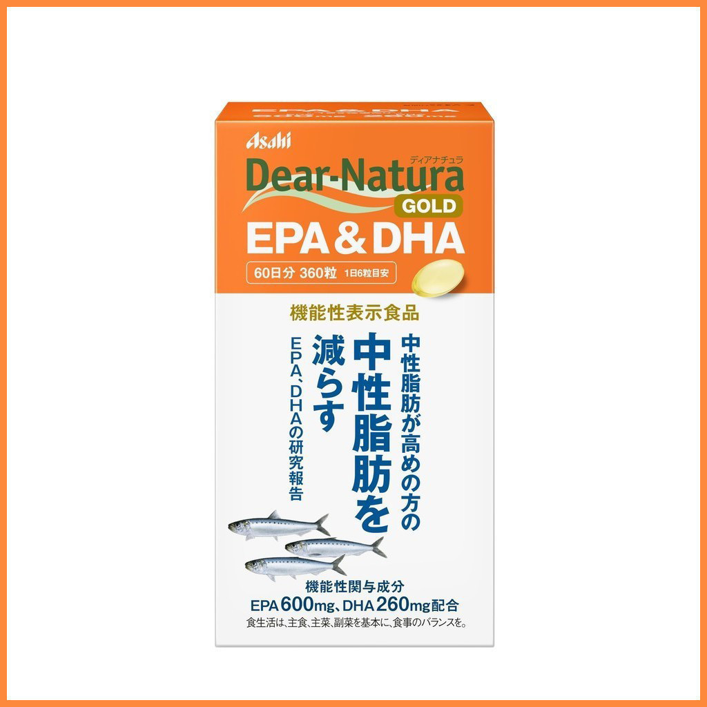 【ส่งตรงจากญี่ปุ่น】Dear Natura Gold EPA&amp;DHA 360 เม็ด (60 วัน) [อาหารพร้อมการเรียกร้องการทำงานใน]