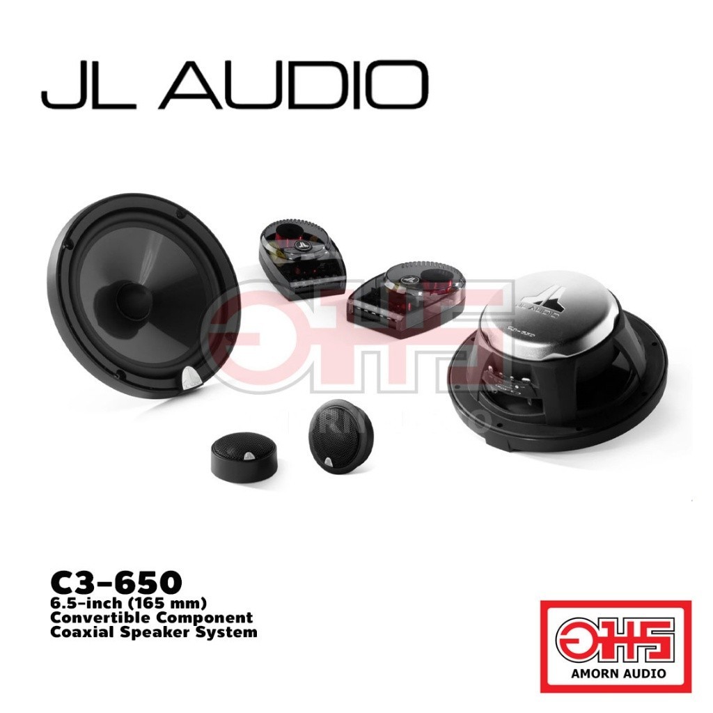 JL Audio C3-650 ลำโพงแยกชิ้น และ ลำโพงแกนร่วม ในรุ่นเดียว / ขนาด 6.5 นิ้ว (165 มม.) AMORNAUDIO