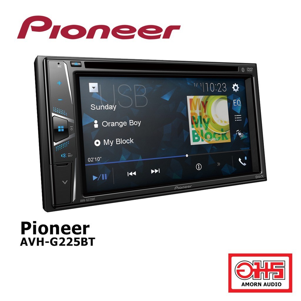 Pioneer AVH-G225BT หน้าจอวิทยุรถยนต์ 2DIN AMORNAUDIO