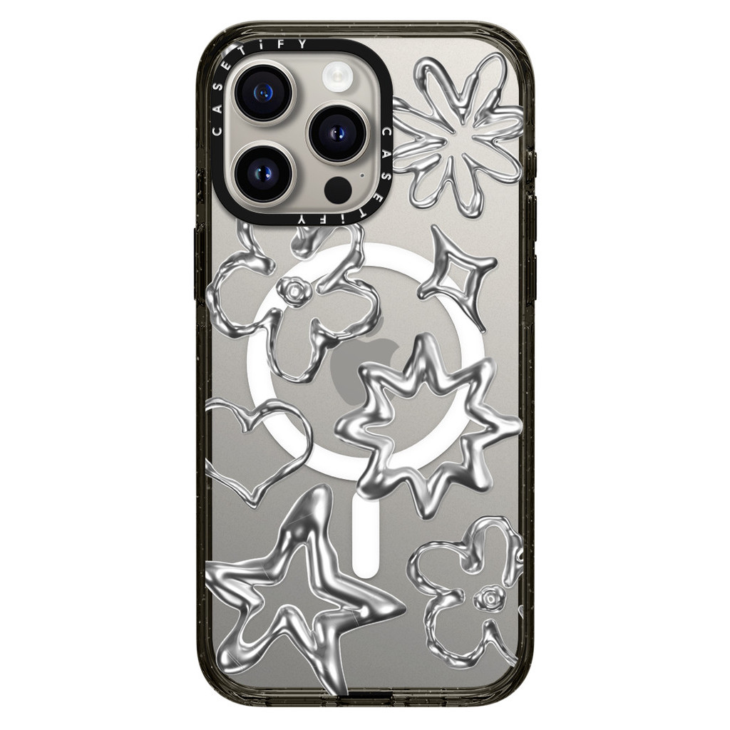[พร้อมส่ง] CASETiFY | Chrome Doodles