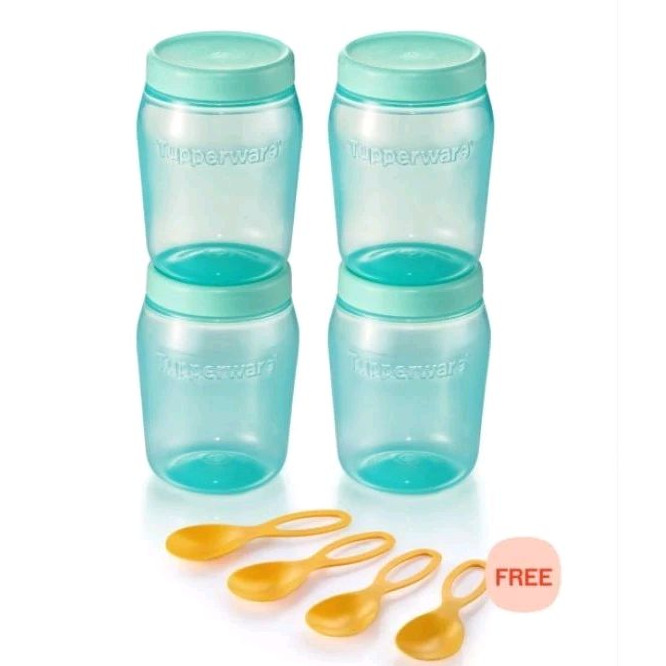 Tupperware ขวดโหลยูนิเวอแซล ความจุ550มล. (1ใบ) แถมช้อนตัก