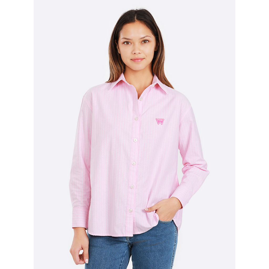 TEST WRANGLER เสื้อเชิ้ต รุ่น WR WRXIQ200 Pink