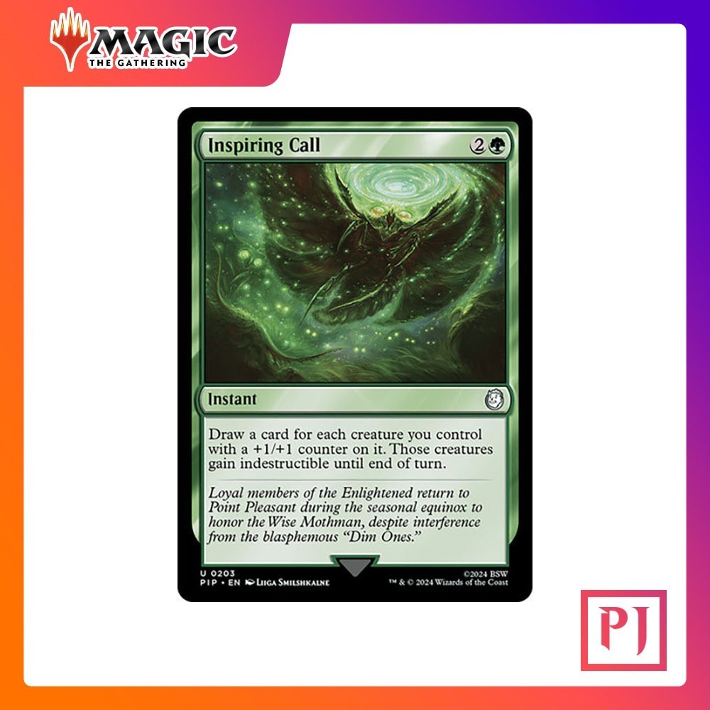 [MTG] Inspiring Call - Fallout Commander [PIP] [GREEN] [UNCOM] [NORMAL] [ENG] (Magic the Gathering)