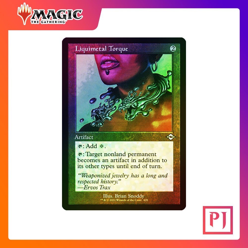 [MTG] Liquimetal Torque (Retro Frame) (Foil Etched) [MH2] [ARTIFACT] [UNCOM] [FOIL] [ENG] (Magic the Gathering)