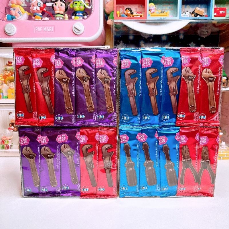 ช็อกโกแลตเครื่องมือช่าง (1 กล่อง 30 ชิ้น)