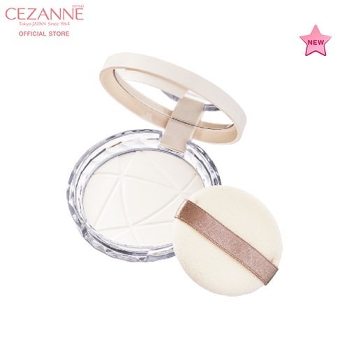 CEZANNE Poreless Powder Clear แป้งอัดแข็งโปร่งแสง สูตรคุมมัน อำพรางรูขุมขน