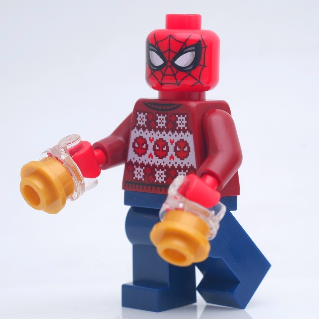 Lego Spider Man Christmas Sweater Marvel  *new