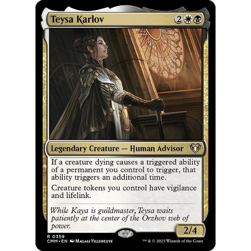 [ Commander Masters] - [CMM] - [Teysa Karlov] - (R) - [2023]