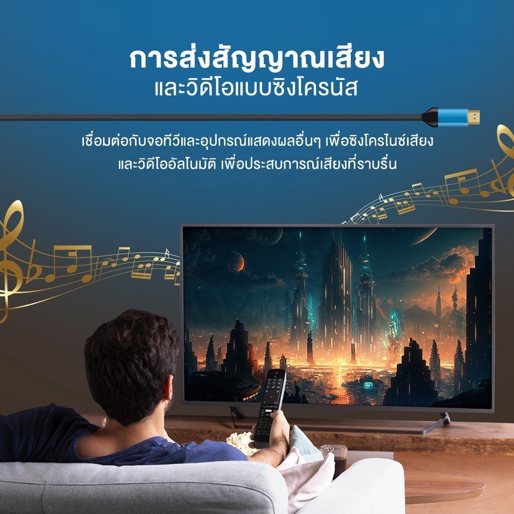 สาย HDMI 2.0 4K 18Gbps 60Hz UHD 1.2-5 เมตร สายสัญญาณ สำหรับ PS4 PS5 Xbox แล็ปท็อป เดสก์ท็อป สวิตช์ โปรเจคเตอร์ ทีวี