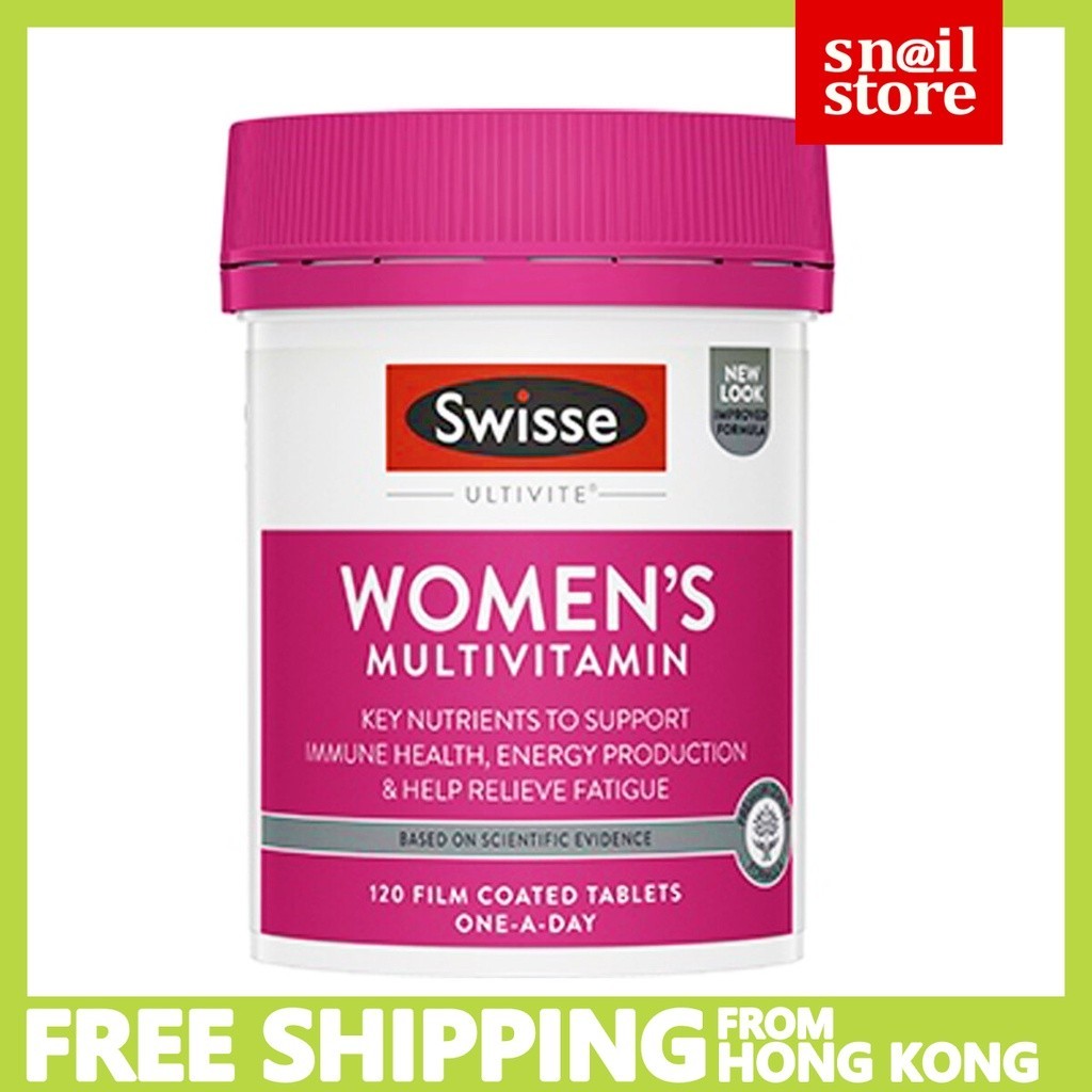 Swisse Women’s Ultivite Multivitamin（EXP 2026）120 Tablets Baby Bear แคลเซียม + วิตามิน D3 Gummies 150 แคปซูล (สำหรับอายุ 2 ปีขึ้นไป)