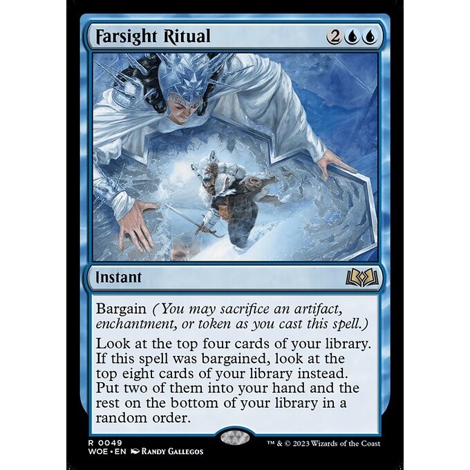 [Wilds of Eldraine] - [WOE] - (R) -[Farsight Ritual] -  [2023]