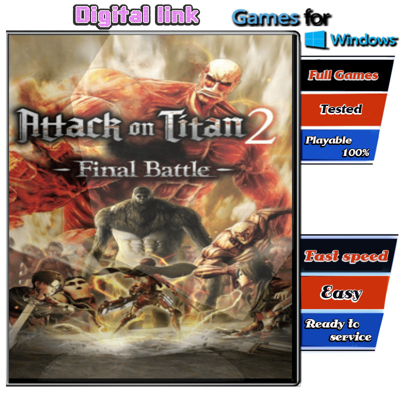 Attack on Titan 2 Final Battle เกม PC Game คอมพิวเตอร์ แบบดาวน์โหลดไฟล์  ตัวเต็ม เล่นได้ 100%