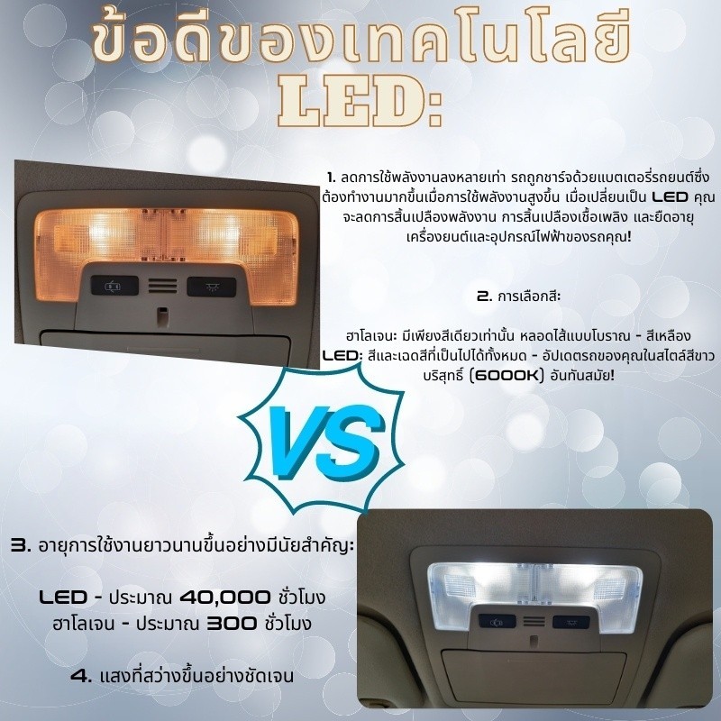 Mitsubishi L200 / Triton (MK4) ไฟ LED ภายใน สว่าง ติดตั้งง่าย คุณภาพสูง รับประกัน ไฟเพดาน ประตู ป้ายทะเบียน - รูปที่ 6