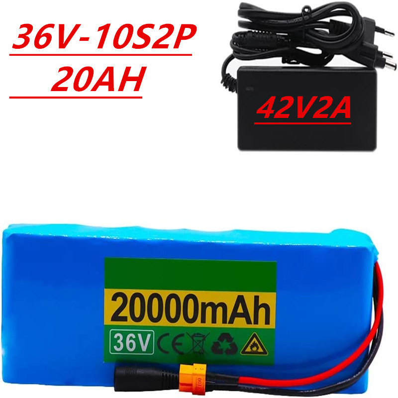 36VBattery20ah 1865010S2PBattery Pack500WHigh-Power Battery Electric Bicycle