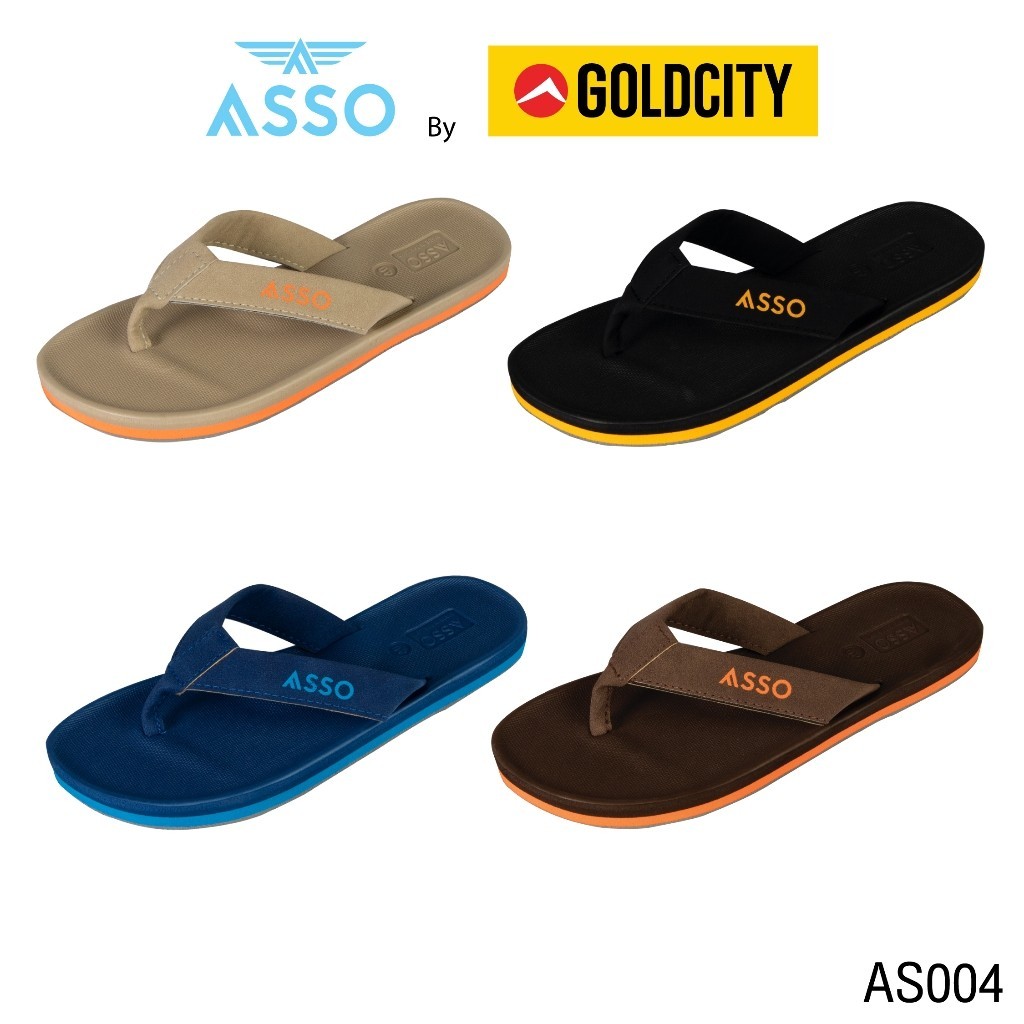 GOLDCITY รองเท้าแตะ แบบหนีบ UNISEX ใส่สบาย น้ำหนักเบา กันลื่น (38-45)  รุ่น AS004