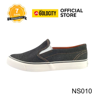 GOLDCITY รองเท้าสลิปออน UNISEX พื้นยางพารา กันลื่น ใส่สบาย ใส่ได้ทุกวัน (37-45) รุ่น NS010