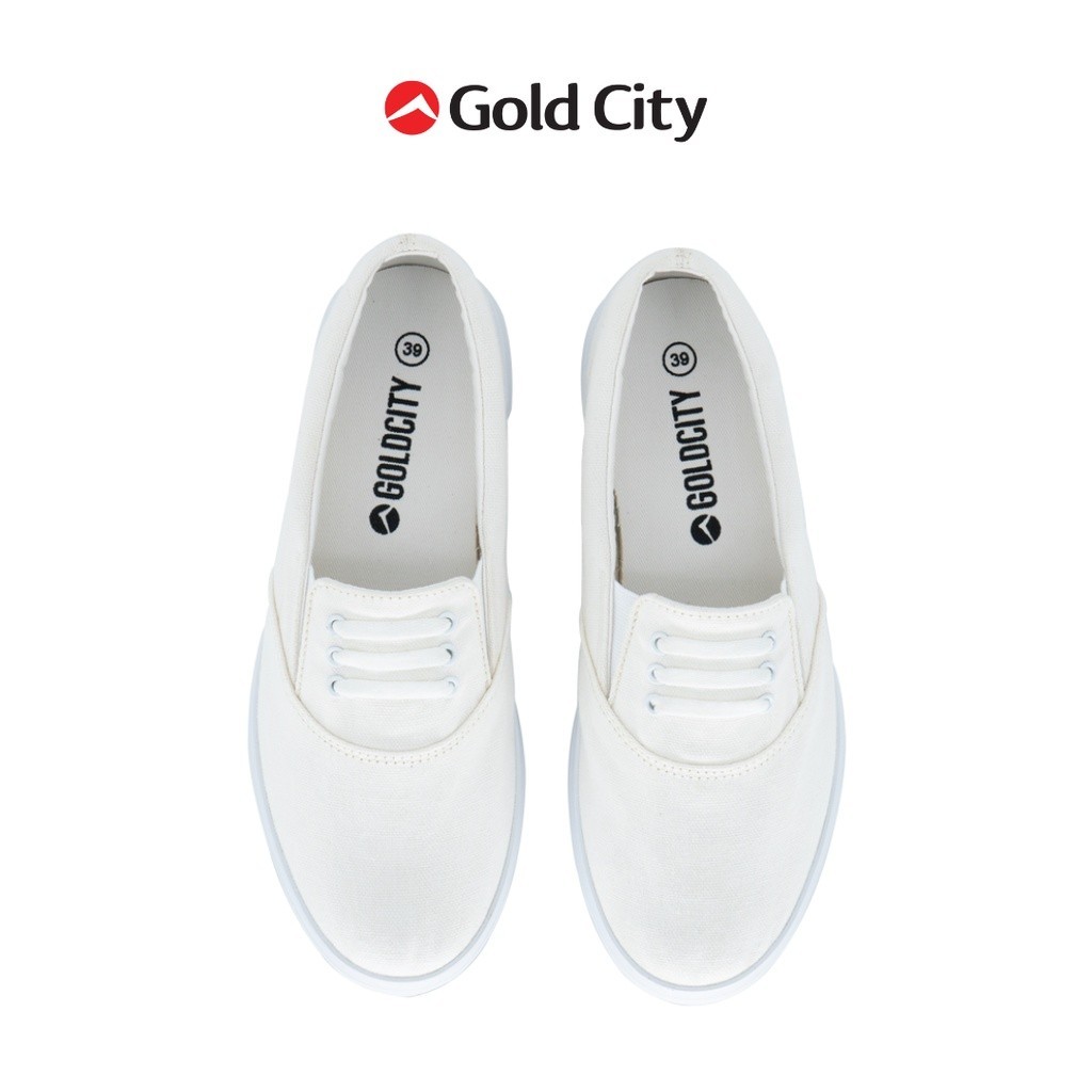 รองเท้าสลิปออน แบบสวม  พื้นยางพารา SIZE 36-45 ส่งตรงจากโรงงานแท้100% GOLDCITY รุ่น SC008