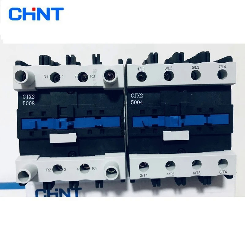 Chint CJX2-4004 4008 40a 5004 5008 6504 6508 9504 Ac คอนแทค4no 2no 2nc 220โวลต์380โวลต์รถไฟเมา Schak