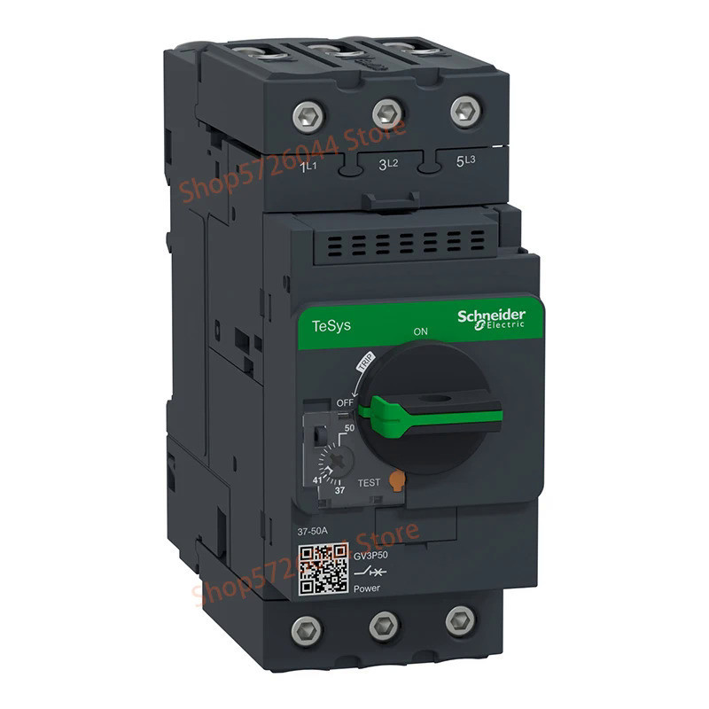 GV3P50 TeSys Deca GV3 P มอเตอร์ Thermomagnetic Circuit Breaker Knob (Control),Thermal Blurt Range: 7