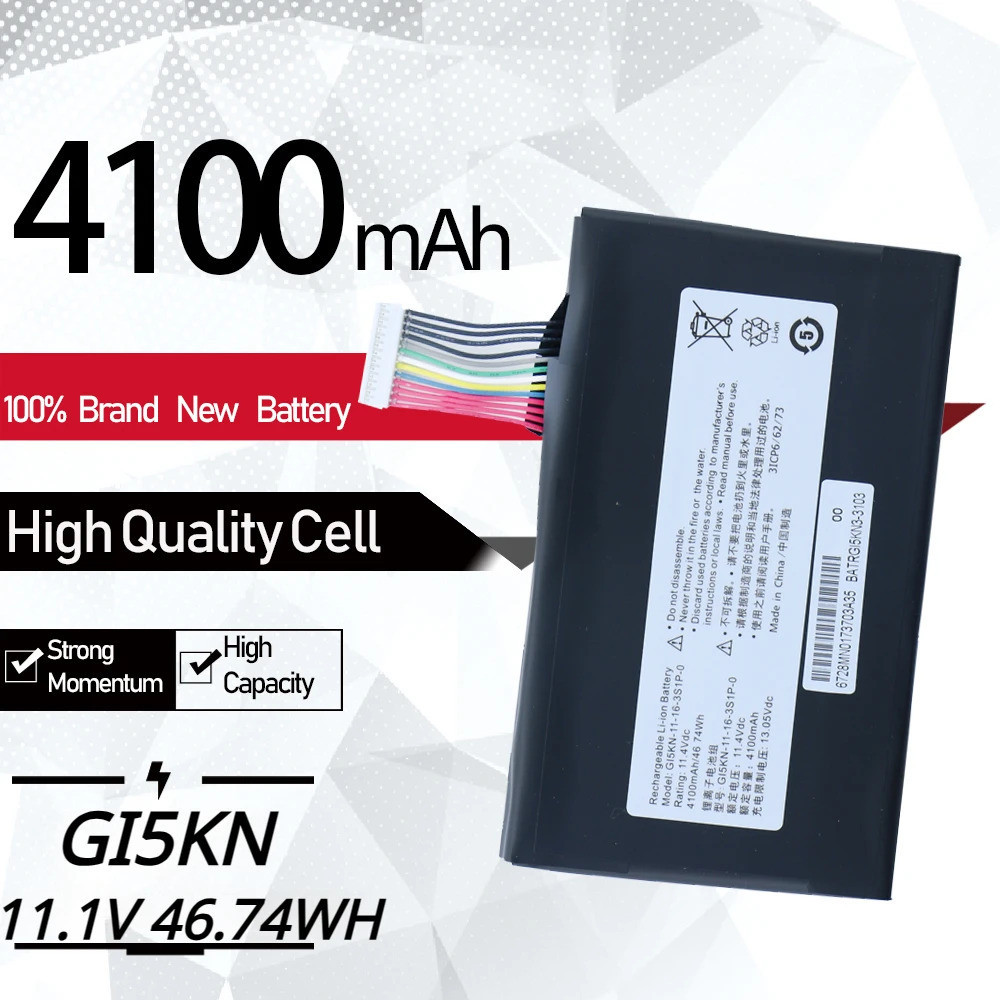 GI5KN-11-16-3S1P-0 Laptop Battery for Mechrevo Z7M-KP7GC KP5GC MACHENIKE T90-Ti3C T90-T6CS T90-T6Cw 