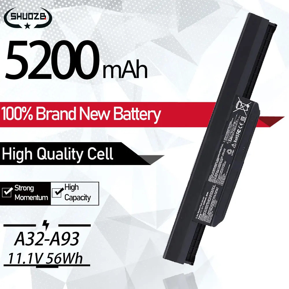 A41-K93 A32-K93 A42-K93 Laptop Battery For ASUS A93 A93S A93SM A93SV A95 A95V A95VM K93 K93S K93SM K