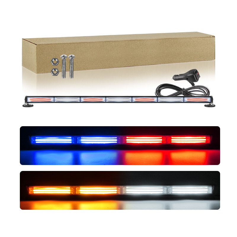 car modified tail light producer LED flashing car hood led light 104CM 7P COB strobe ceiling car dom