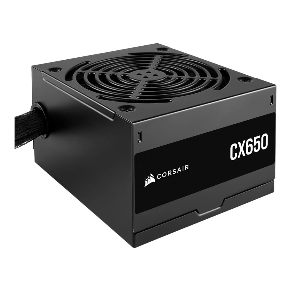 POWER SUPPLY (อุปกรณ์จ่ายไฟ) CORSAIR CX650 - 650W 80 PLUS BRONZE (BLACK) (ATX) (CP-9020278-NA) /