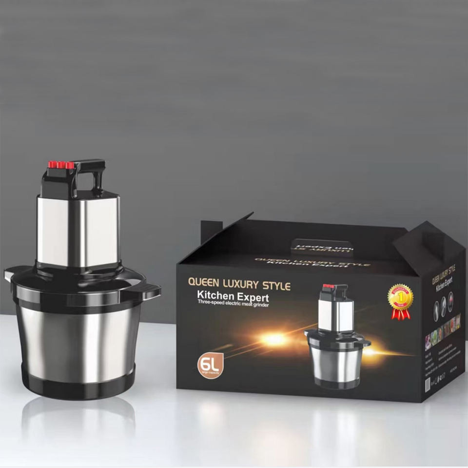 High quality 6L powerful vegetable meat chopper food processors blender fufu pounding machine