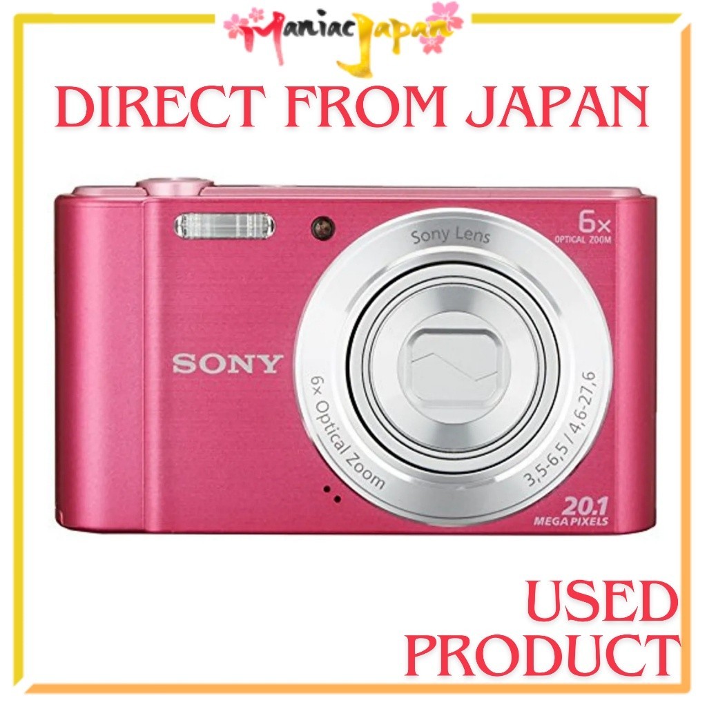 [ กล้องมือสองจากญี่ปุ่น ] Sony Sony Digital Camera Cyber-shot W810 6X Optical Pink DSC-W810-P