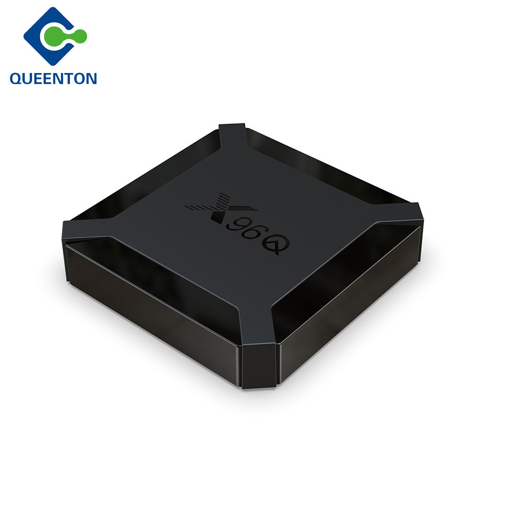 X96Q Android 10.0 TV Box Allwinner H313 Quad Core Smart TV BOX 2GB 16GB 2.4GHz WiFi Media Player Min