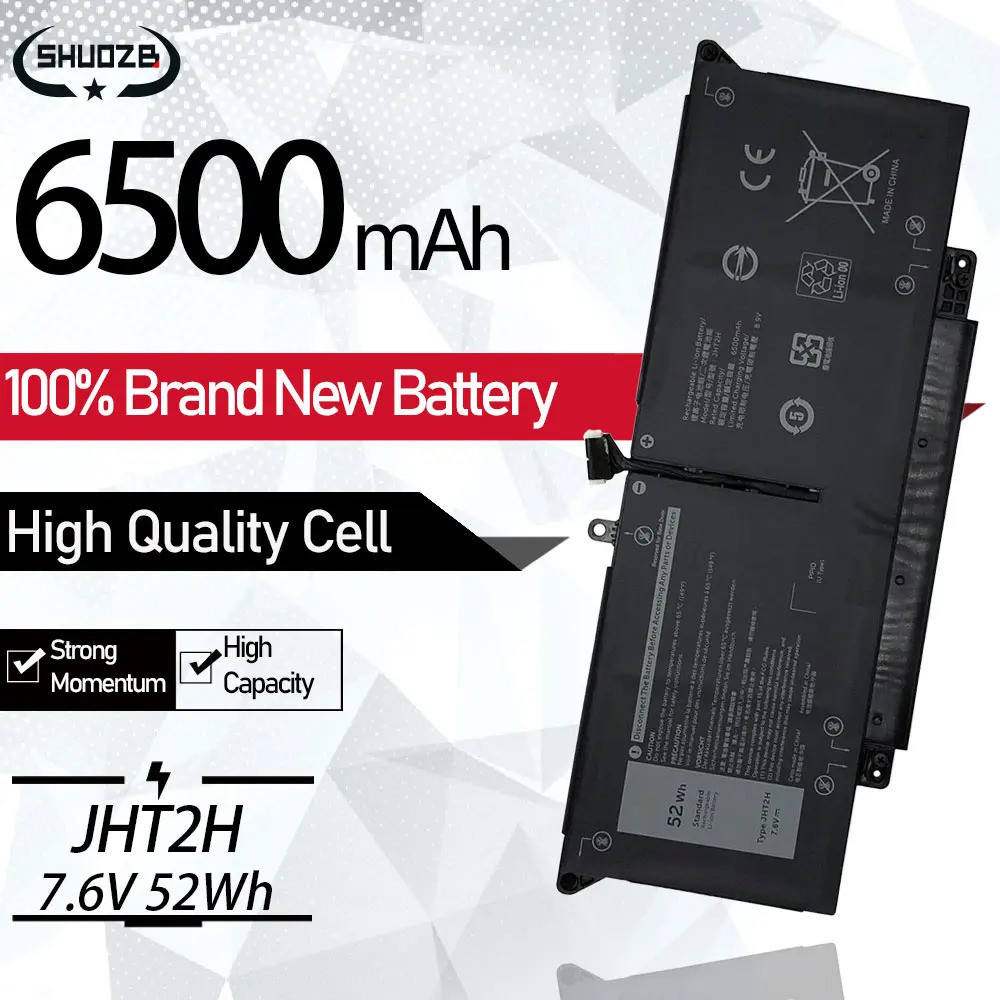 New JHT2H Laptop Battery For Dell Latitude 7310 7410 Series Notebook Computer 7CXN6 HRGYV T3JWC XMT8