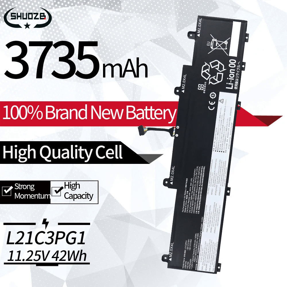 New L21C3PG1 L21M3PG1 L21L3PG1 Laptop Battery For Lenovo ThinkPad L14 Gen 3 L15 Gen 3 SB11F21951 L21