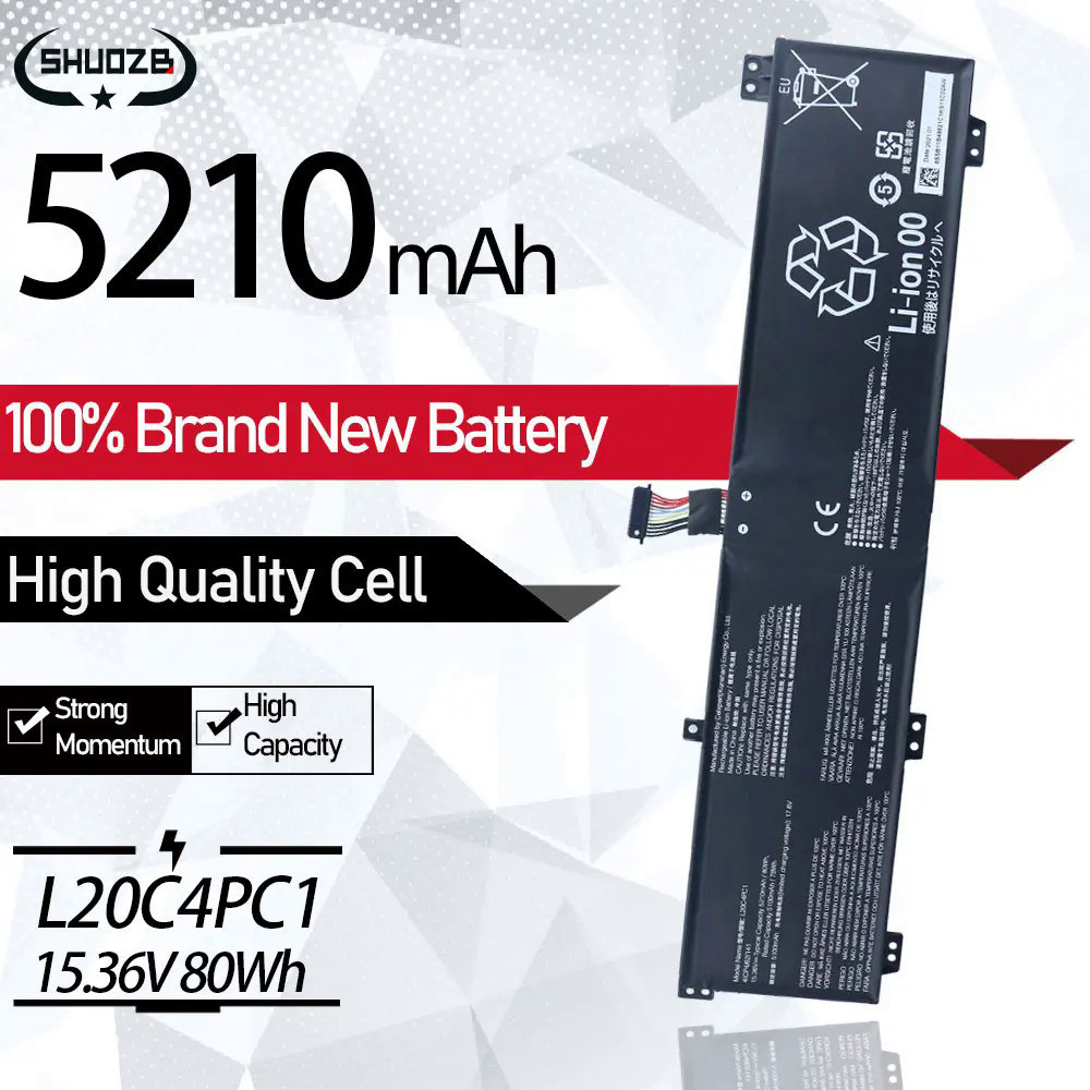 New L20C4PC1 L20D4PC1 L20M4PC1 Battery For Lenovo Legion 5 Pro-16ACH6 5-15ITH6H 5-15ACH6 Legion 7-16