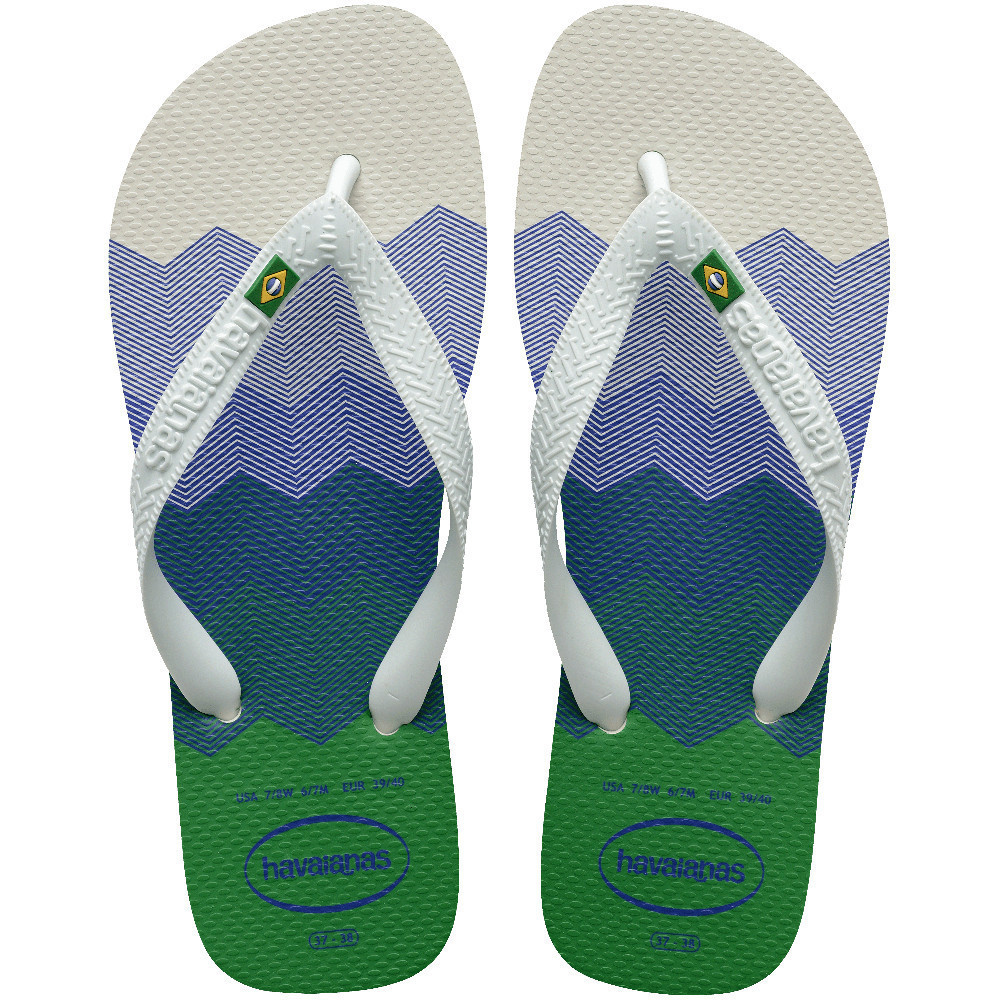 HAVAIANAS รองเท้าแตะ Brasil Fresh Flip Flops WHITE 41457457886U_H3WTXX