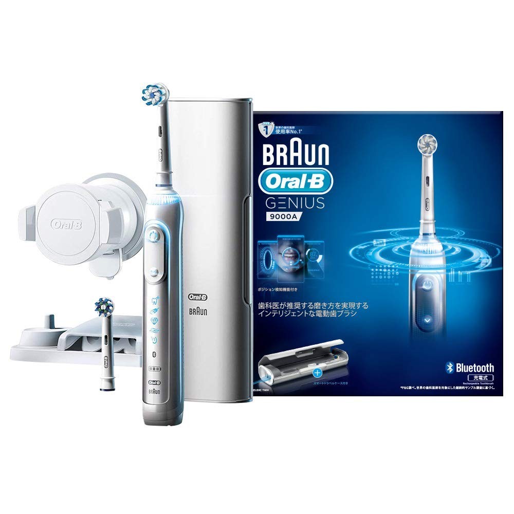 Braun Oral B แปรงสีฟันไฟฟ้า Genius 9000 สีขาว D7015256XCTWHwhite สินค้าแท้ใหม่เอี่ยมจำหน่ายในญี่ปุ่น