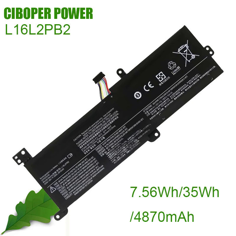 แล็ปท็อปแบตเตอรี่ L16L2PB1 L16M2PB1 L17L2PF1 L17M2PB7สำหรับ I Deap AD L16L2PB2 330-15ICN
